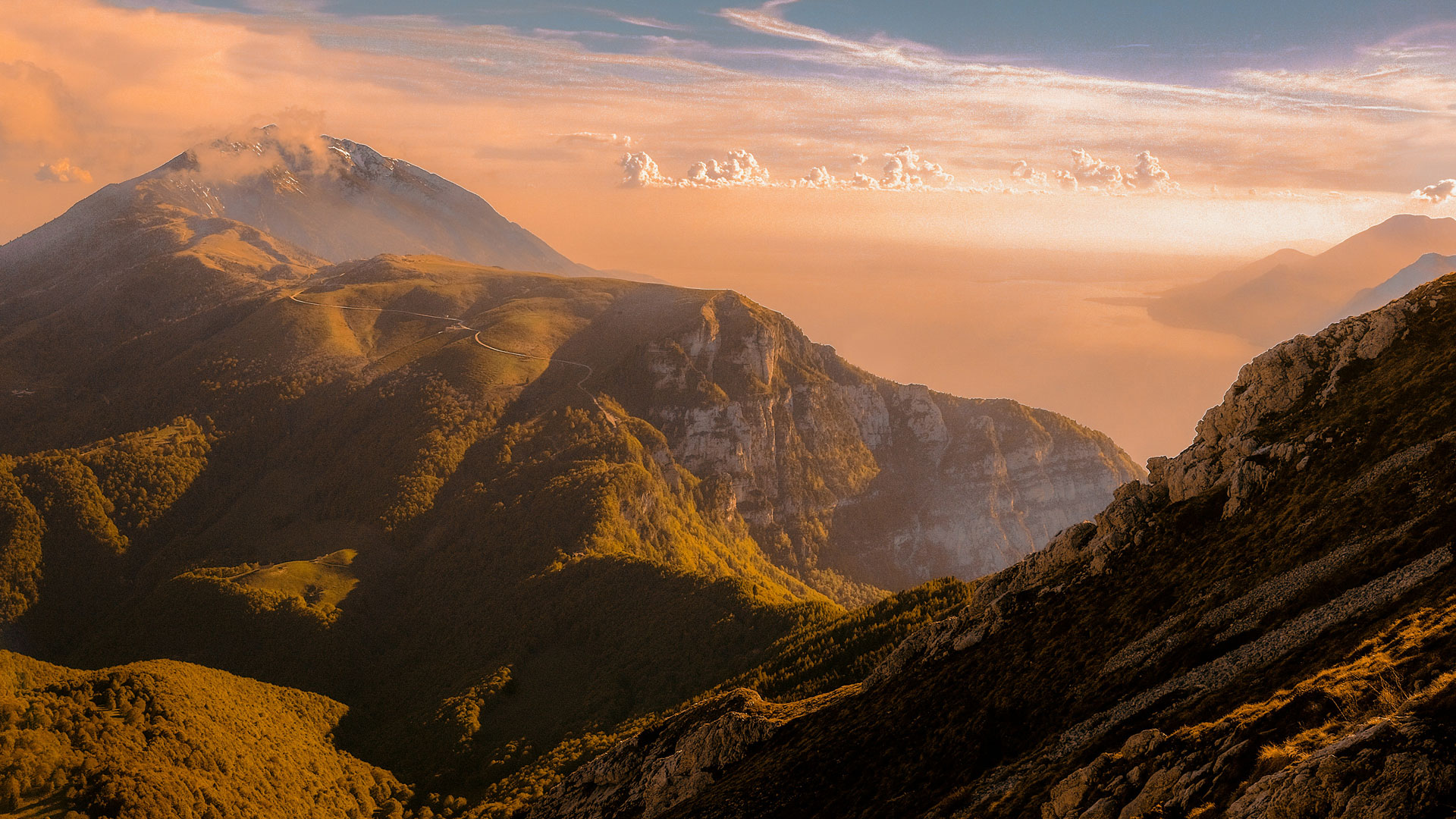 mountain range